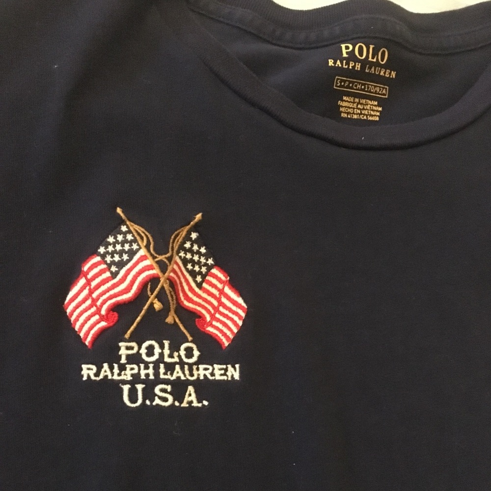Navy Ralph Lauren Tee - Picture 4 of 4